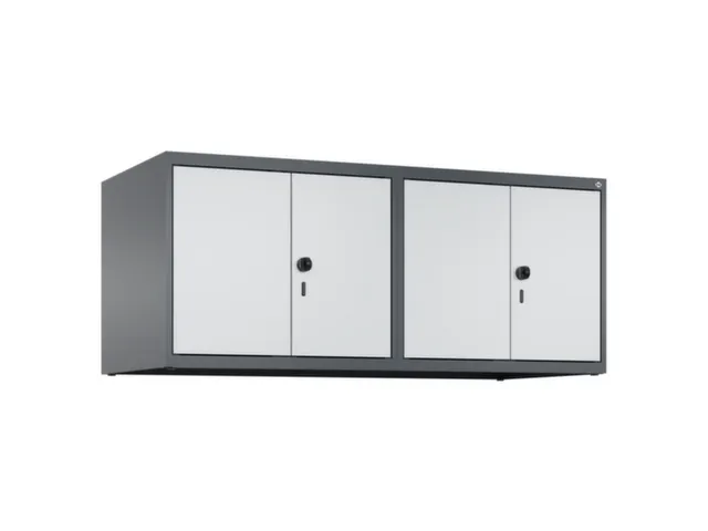 opzetkast,v. locker voor scheiding van kleding,4vak.,vak B 300mm