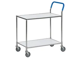 tafelwagen,draagverm. 150kg,2xstaalplaat,laadvl. LxB 760x430mm