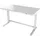Zit-Sta Werkplek 120cm Glas Wit Elektrisch Verstelbaar