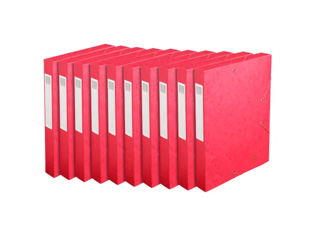 CARTOBOX glanskarton rug 40mm rood