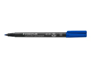 Viltstift Staedtler OHP Lumocolor 317 Medium 1.0mm Blauw - 2