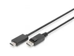 DisplayPort-adapterkabel type DP 1.2 HDMI 2.0 type A M/M 1m 4K@60Hz