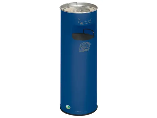 Combi-asbak Hxø 660X230Mm Rond Blauw