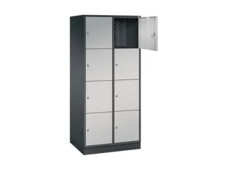 grootvolume-lockersysteem,HxBxD 1950x820x600mm,2x4vakken,cil.-slot - 1