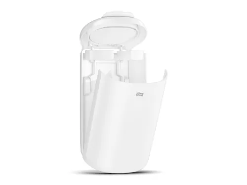 Tork 564000 Elevation Bin Afvalbak Wit 5 Liter met deksel