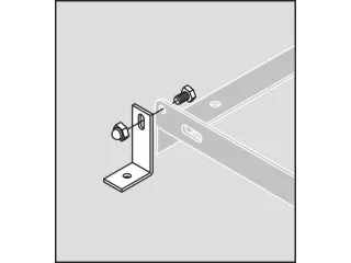 Hoekstuk Voor Vloermontage Voor Fietsboog - 3