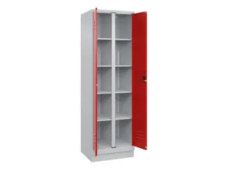wasgoedverdeelkast,HxBxD 1950x600x500mm,vak B 300mm,cilinderslot - 2
