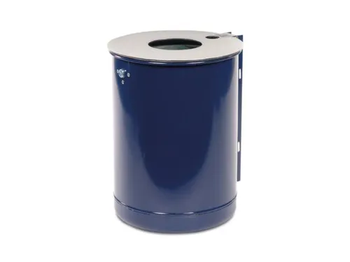 afvalbak,HxØ 950x380mm,afvalbak inhoud 46,5l,wand/paal