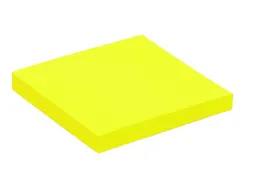 Memoblok Quantore 76x76mm neon geel