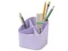 Porte-stylo HAN Re-X-LOOP 4 compartiments 100% recyclé violet pastel