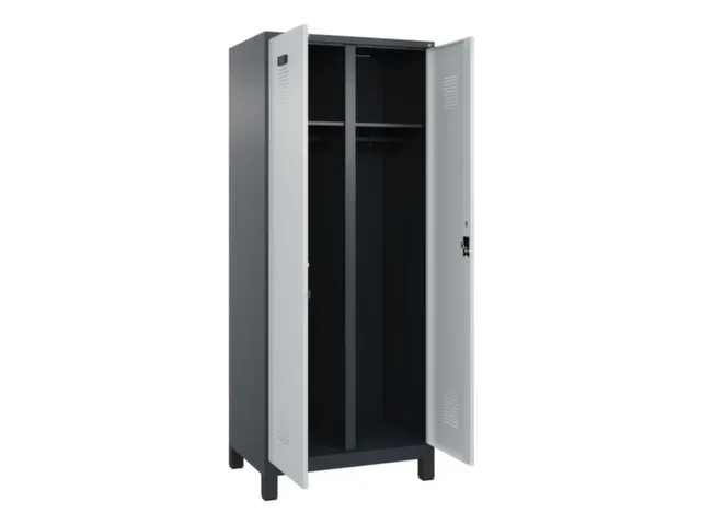 locker voor scheiding van kleding,HxBxD 1950x800x500mm,2vak