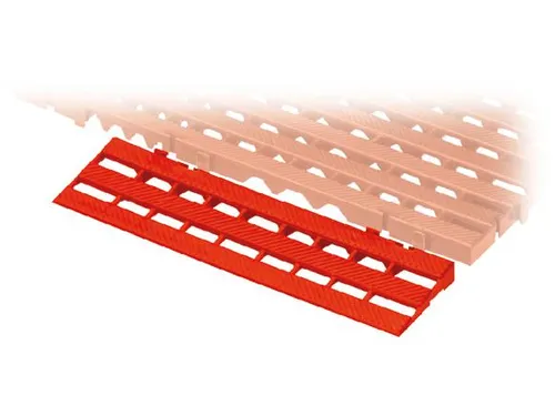 Randlijst Hd-pe Lxbxh 400x110x25mm Rood