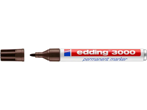 Viltstift edding 3000 rond 1.5-3mm donkerbruin