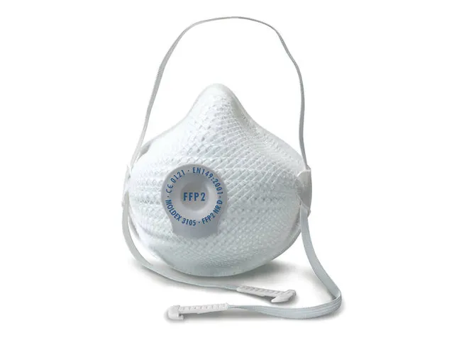 Moldex stofmasker Air FFP2 NR D, Ventex Klima-ventiel, maat M/L 10 Stu