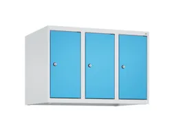 opzetkast,v. locker,3vak.,vak B 250mm,HxBxD 500x750x500mm,vleugeldeur