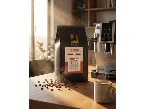 Q-Connect Koffiebonen Café Rosso 1 kg 65% Arabica Blend