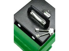 Vloerkluis Terra 2 K (vierkant) dubbelbaard sleutelslot 450x315x315mm