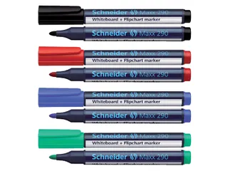 Whiteboardmarker Schneider Maxx 290 rond 2-3mm zwart - 2