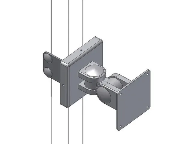 monitorarm,v. paktafel,HxBxD 105x100x125mm,m. VESA 75/100