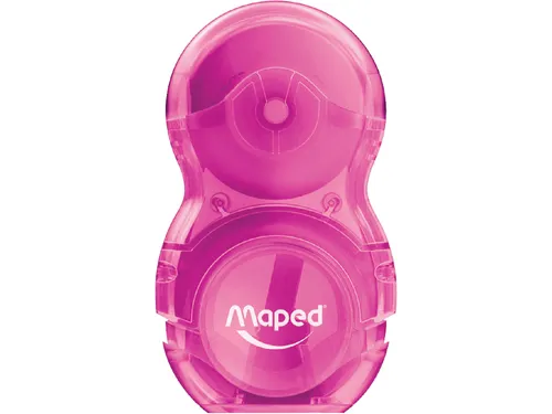 Puntenslijper Maped Loopy 1 gaats met gum display á 24 stuks assorti