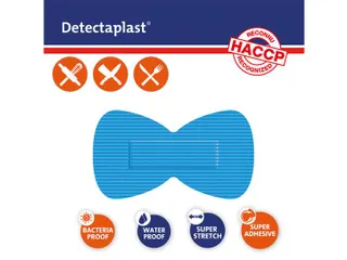 Detectaplast 8045 Vlinderpleister waterafstotend elastisch blauw 50 st - 3