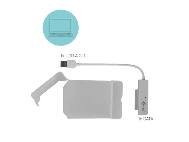i-tec MYSAFEU314, HDD-/SSD-behuizing, 2.5 inch, SATA, SATA II, SATA II