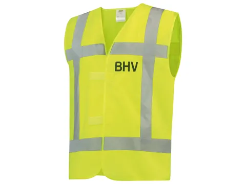 Tricorp V-RWS fluohesje voor BHV, fluo geel, maat M/L, per stuk