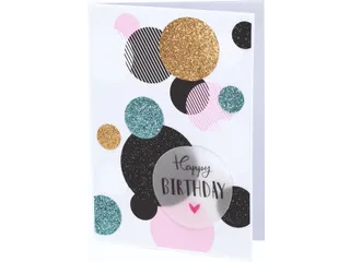 Glitterkarton Folia 174x245mm 6 vel basis assorti - 9