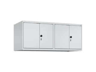 opzetkast,v. locker voor scheiding van kleding,4vak.,vak B 300mm - 2