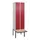locker met bank,HxBxD 2120x600x815mm,2vak,vak B 300mm,cil.-slot