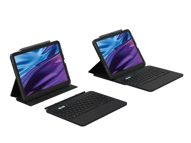 Etui clavier Pro Keys 2 pour iPad Pro 11 (M2) AZERTY Belge noir