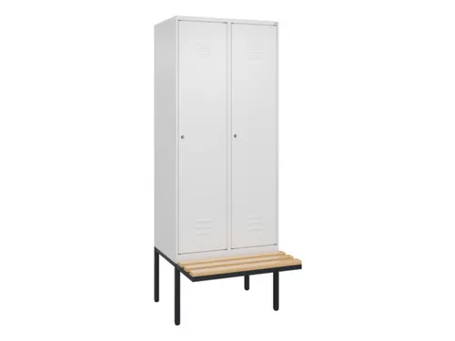 locker voor scheiding van kleding,HxBxD 2120x800x815mm,2vak