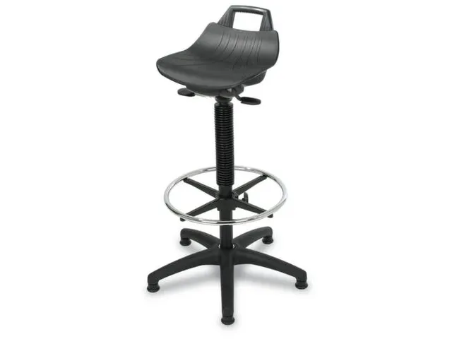 Stahulp Comfort 630-890mm Neigverstelling Glijders Voetenring Zwart