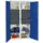 Materiaalkast 1800x1000x500mm 4legborden Uitschuifbaar 14laden Ral5010
