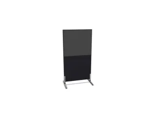 scheidingswand,HxB 1545x800mm,CC-zwart,BN8010-antraciet - 1