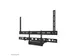 Neomounts AV60-500BL Videobar en laptophouder kit 43-110 inch - max 8