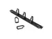 1U 19inch metalen rackmount kabelmanagement paneel
