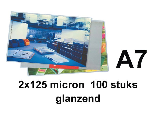 Lamineerhoes Gbc A7 125 micron glanzend | LamineermachineShop.nl