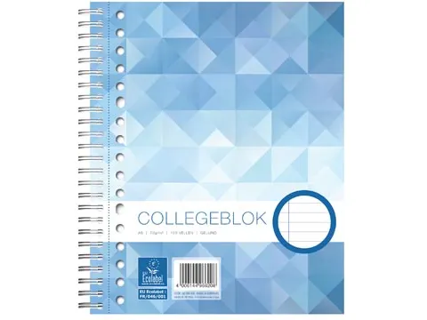 Collegblok 17g Work A5 Gelijnd