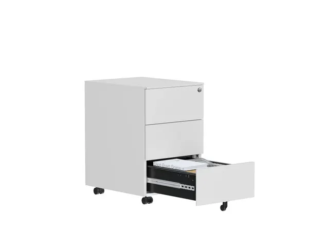 Ladeblok 3 gelijke lades wit