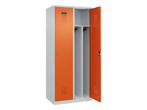 locker voor scheiding van kleding,HxBxD 1850x800x500mm,2vak