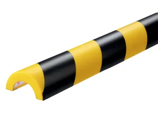 Beschermingsprofiel Durable P30 buis 1m geel zwart - 1