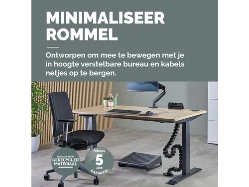 Kabelslang Fellowes zwart