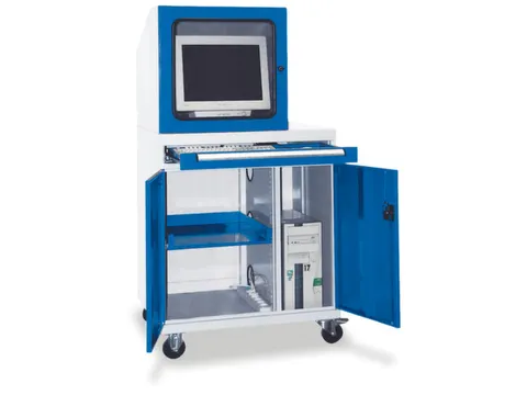 uittrekbaar legbord,v. pc-kast,m. uittrekrails,HxBxD 30x460x539mm