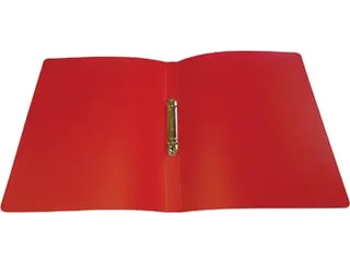 ringmap voor A4 PP 2 ringen 16 mm transparant rood - 3