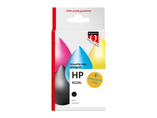 Inktcartridge Quantore alternatief tbv Hp 912XL 3YL84AE hc zwart - 2