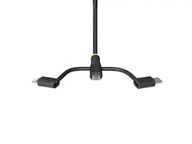 1m Robuuste USB Multi Oplaadkabel zwart