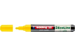 Paintmarker edding 50 EcoLine op waterbasis 2-3mm geel