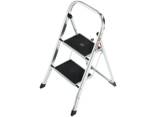 vouwtrapje,2treden m. antislipmatten,bordes H 460mm