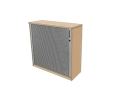 jaloeziedeurkast,HxBxD 1155x1200x445mm,2xhouten vloer,3 OH,NE-esdoorn